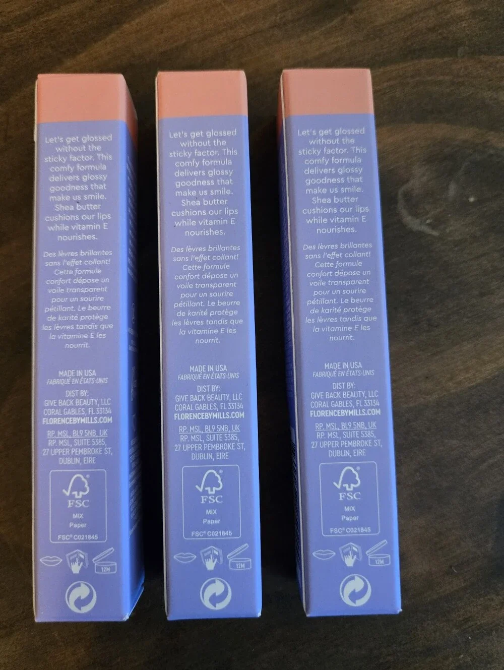 Set Of 3 Florence By Mills Get Glossed Lip Gloss - Marvelous Mills